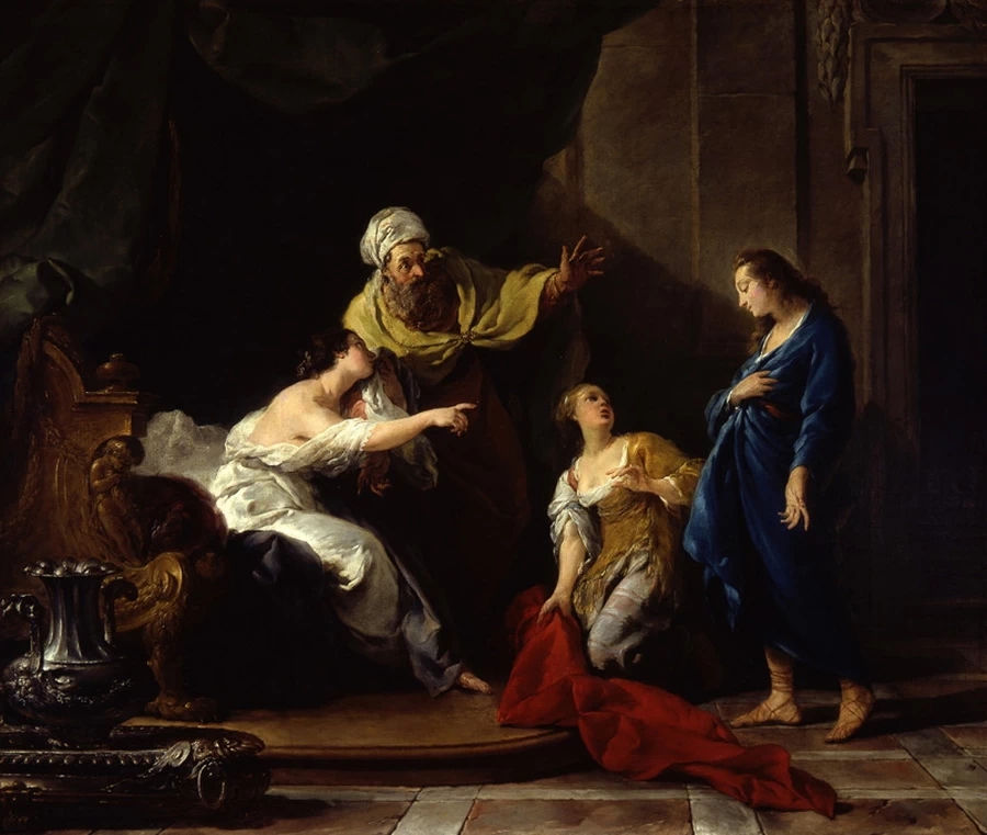 Hallè Noël - Giuseppe accusato dalla moglie di Putifarre